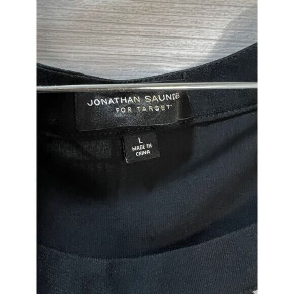 Sleeveless Liquid‎ Knit Dress Geometric Print Large Jonathan Saunders - Picture 3 of 6